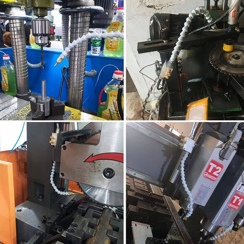CNC Lathe Mist Coolant Lubrication Spray Engraving Machine Cooling Sprayer, Without Magnetic Base, With Magnetic Base