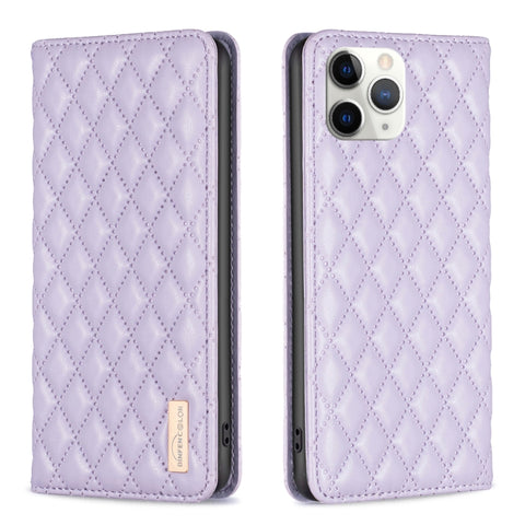 Diamond Lattice Magnetic Leather Flip Phone Case, For iPhone 12 / 12 Pro, For iPhone 11 Pro Max, For iPhone 11 Pro, For iPhone 11, For iPhone SE 2022 / SE 2020 / 8 / 7, For iPhone XS Max, For iPhone XS / X, For iPhone XR