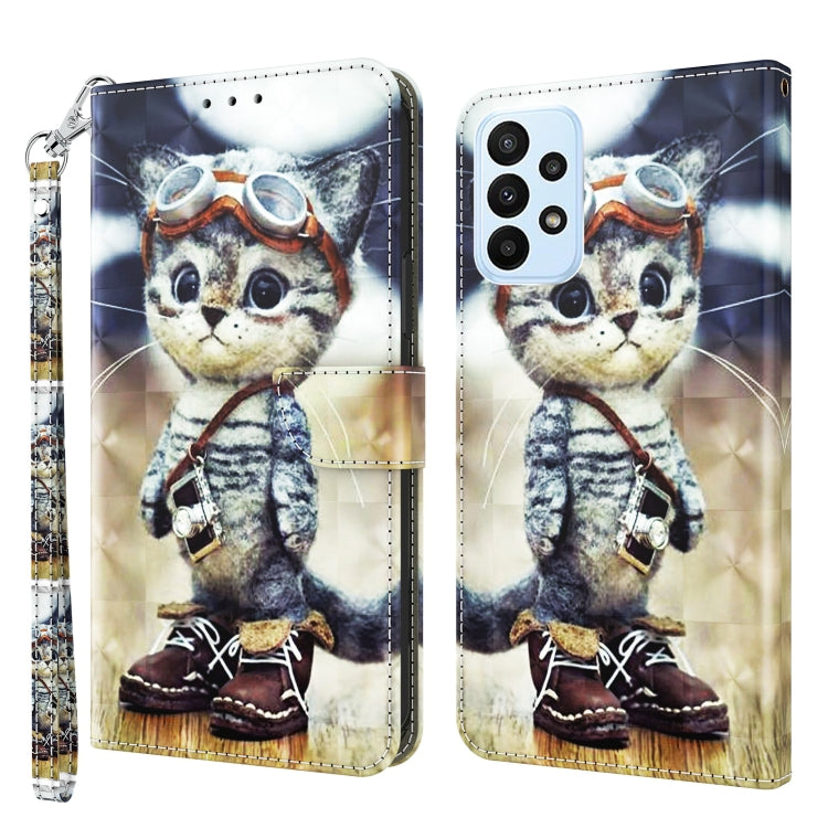 3D Painted Leather Phone Case, For Samsung Galaxy A23e, For Samsung Galaxy A04, For Samsung Galaxy A04s, For Xiaomi Redmi A1 2022