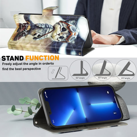 3D Painted Leather Phone Case, For Samsung Galaxy A23e, For Samsung Galaxy A04, For Samsung Galaxy A04s, For Xiaomi Redmi A1 2022