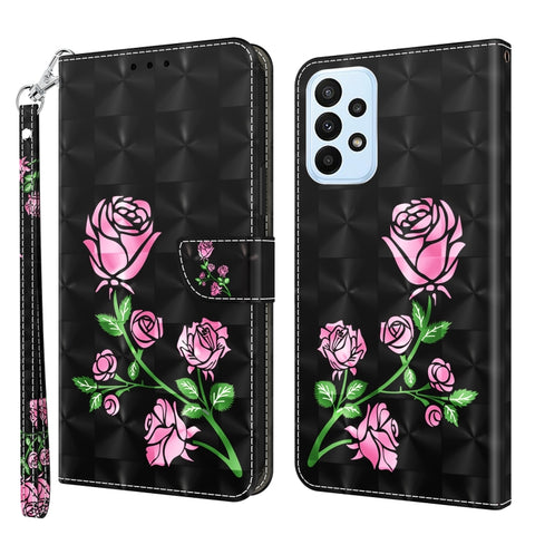 3D Painted Leather Phone Case, For Samsung Galaxy A23e, For Samsung Galaxy A04, For Samsung Galaxy A04s, For Xiaomi Redmi A1 2022