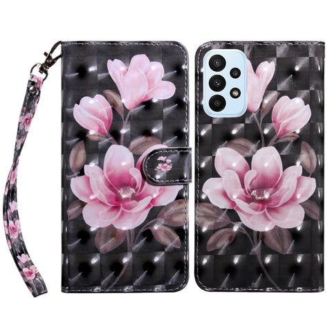 3D Painted Leather Phone Case, For Samsung Galaxy A23e, For Samsung Galaxy A04, For Samsung Galaxy A04s, For Xiaomi Redmi A1 2022