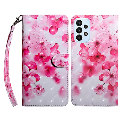 3D Painted Leather Phone Case, For Samsung Galaxy A23e, For Samsung Galaxy A04, For Samsung Galaxy A04s, For Xiaomi Redmi A1 2022