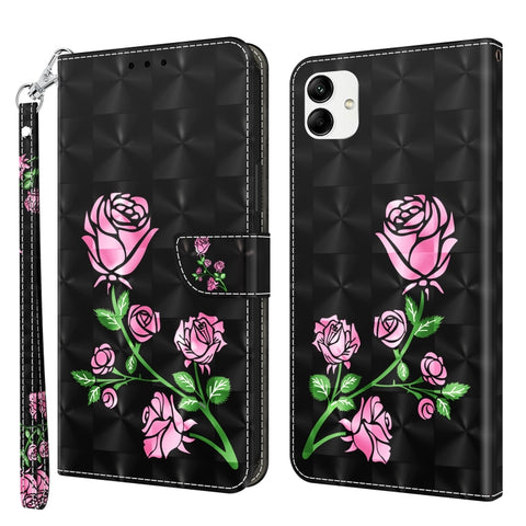 3D Painted Leather Phone Case, For Samsung Galaxy A23e, For Samsung Galaxy A04, For Samsung Galaxy A04s, For Xiaomi Redmi A1 2022