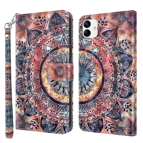 3D Painted Leather Phone Case, For Samsung Galaxy A23e, For Samsung Galaxy A04, For Samsung Galaxy A04s, For Xiaomi Redmi A1 2022