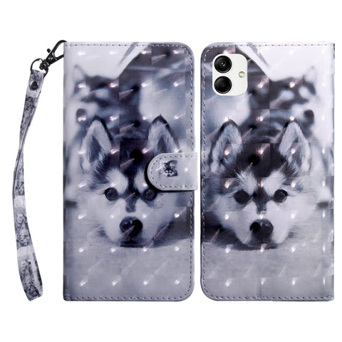 3D Painted Leather Phone Case, For Samsung Galaxy A23e, For Samsung Galaxy A04, For Samsung Galaxy A04s, For Xiaomi Redmi A1 2022