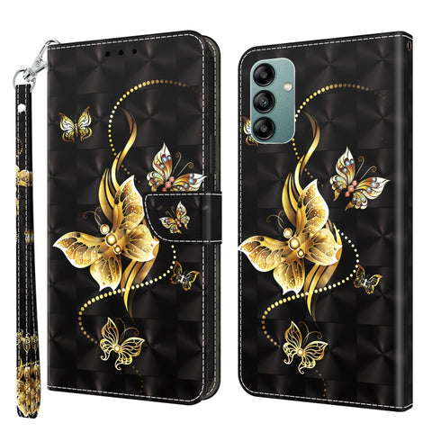 3D Painted Leather Phone Case, For Samsung Galaxy A23e, For Samsung Galaxy A04, For Samsung Galaxy A04s, For Xiaomi Redmi A1 2022