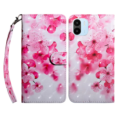 3D Painted Leather Phone Case, For Samsung Galaxy A23e, For Samsung Galaxy A04, For Samsung Galaxy A04s, For Xiaomi Redmi A1 2022