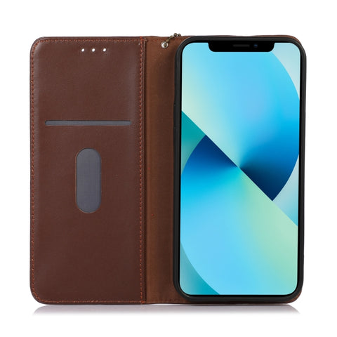 KHAZNEH Nappa Top Layer Cowhide Leather Phone Case, For Samsung Galaxy S23+ 5G, For Samsung Galaxy S23 Ultra 5G, For Samsung Galaxy S23 5G