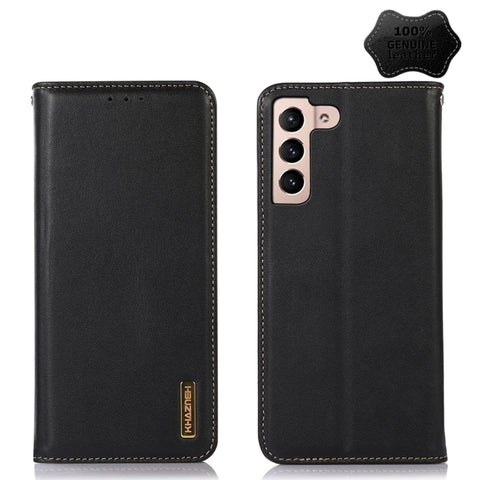 KHAZNEH Nappa Top Layer Cowhide Leather Phone Case, For Samsung Galaxy S23+ 5G, For Samsung Galaxy S23 Ultra 5G, For Samsung Galaxy S23 5G