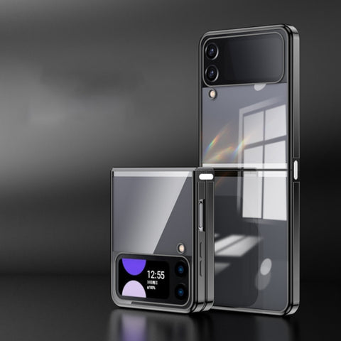 Electroplating Airbag Folding Phone Case, For Samsung Galaxy Z Flip3 5G, For Samsung Galaxy Z Flip4