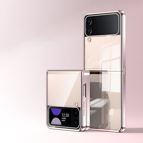 Electroplating Airbag Folding Phone Case, For Samsung Galaxy Z Flip3 5G, For Samsung Galaxy Z Flip4