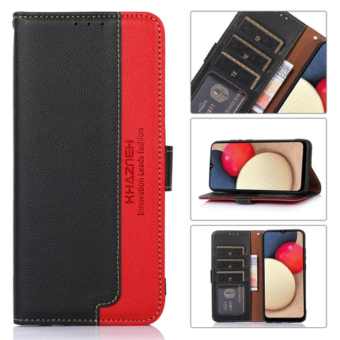 KHAZNEH Litchi Texture Leather RFID Phone Case, For Samsung Galaxy S23 5G, For Samsung Galaxy S23+ 5G, For Samsung Galaxy S23 ultra 5G