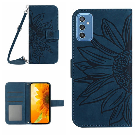Skin Feel Sun Flower Pattern Flip Leather Phone Case, For Samsung Galaxy M52 5G, For Samsung Galaxy M53 5G, For Samsung Galaxy Note 8, For Samsung Galaxy Note10