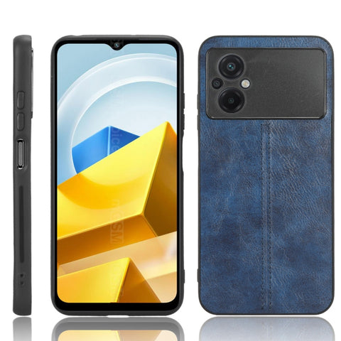 Sewing Cow Pattern Skin PC + PU + TPU Phone Case, For OPPO A17, For Honor X8 5G/X6 5G/Play6C, For Samsung Galaxy A04 4G, For Xiaomi Poco M4 5G, For Xiaomi Poco M5 4G