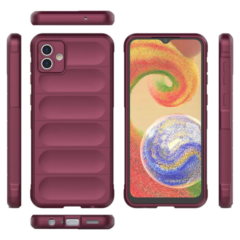 Magic Shield TPU + Flannel Phone Case, For Samsung Galaxy A04 4G