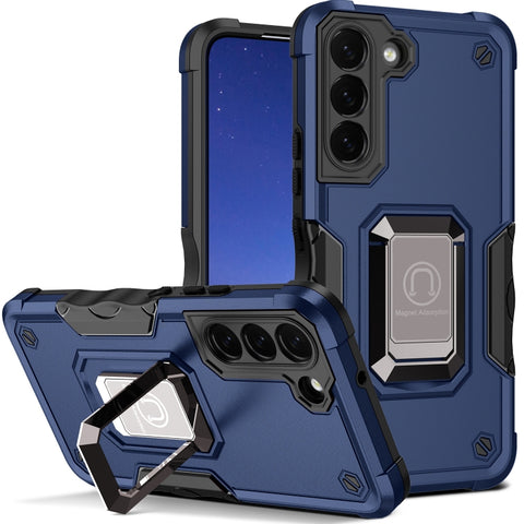 Ring Holder Non-slip Shockproof Armor Phone Case, For Samsung Galaxy S23 5G, For Samsung Galaxy S23+ 5G, For Samsung Galaxy S23 Ultra 5G