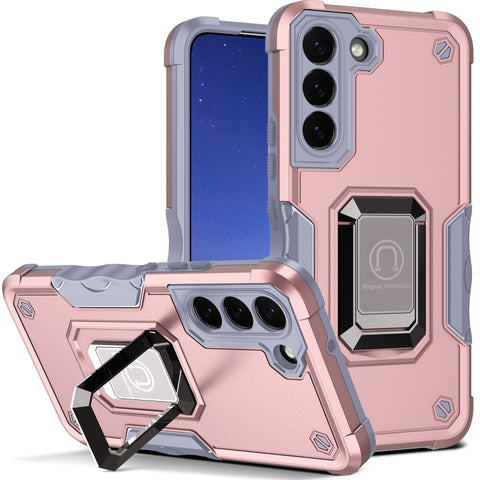 Ring Holder Non-slip Shockproof Armor Phone Case, For Samsung Galaxy S23 5G, For Samsung Galaxy S23+ 5G, For Samsung Galaxy S23 Ultra 5G