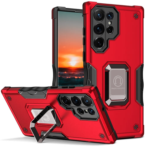 Ring Holder Non-slip Shockproof Armor Phone Case, For Samsung Galaxy S23 5G, For Samsung Galaxy S23+ 5G, For Samsung Galaxy S23 Ultra 5G