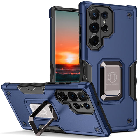 Ring Holder Non-slip Shockproof Armor Phone Case, For Samsung Galaxy S23 5G, For Samsung Galaxy S23+ 5G, For Samsung Galaxy S23 Ultra 5G