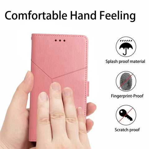 HT01 Y-shaped Pattern Flip Leather Phone Case, For Samsung Galaxy S23+ 5G, For Sharp Aquos Sense7 SH-V48, For Xiaomi 12 Lite NE, For Samsung Galaxy A04E, For Samsung Galaxy A14 5G, For OnePlus Nord N300