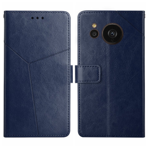 HT01 Y-shaped Pattern Flip Leather Phone Case, For Samsung Galaxy S23+ 5G, For Sharp Aquos Sense7 SH-V48, For Xiaomi 12 Lite NE, For Samsung Galaxy A04E, For Samsung Galaxy A14 5G, For OnePlus Nord N300