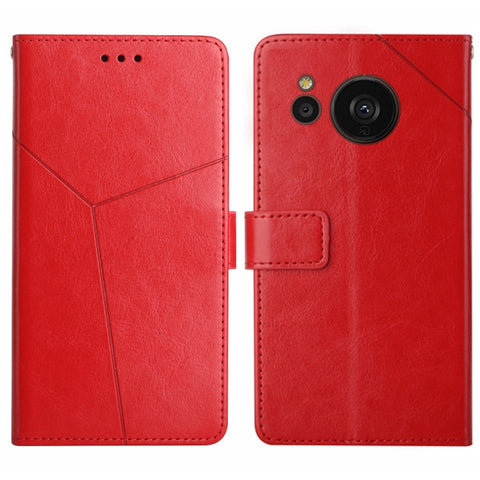 HT01 Y-shaped Pattern Flip Leather Phone Case, For Samsung Galaxy S23+ 5G, For Sharp Aquos Sense7 SH-V48, For Xiaomi 12 Lite NE, For Samsung Galaxy A04E, For Samsung Galaxy A14 5G, For OnePlus Nord N300