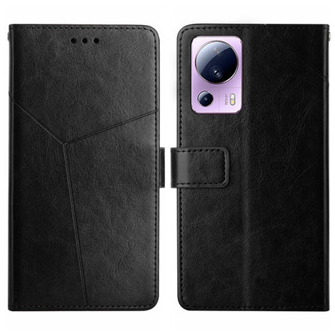 HT01 Y-shaped Pattern Flip Leather Phone Case, For Samsung Galaxy S23+ 5G, For Sharp Aquos Sense7 SH-V48, For Xiaomi 12 Lite NE, For Samsung Galaxy A04E, For Samsung Galaxy A14 5G, For OnePlus Nord N300