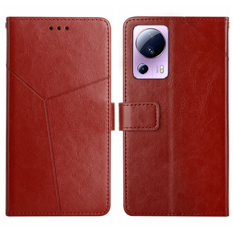 HT01 Y-shaped Pattern Flip Leather Phone Case, For Samsung Galaxy S23+ 5G, For Sharp Aquos Sense7 SH-V48, For Xiaomi 12 Lite NE, For Samsung Galaxy A04E, For Samsung Galaxy A14 5G, For OnePlus Nord N300