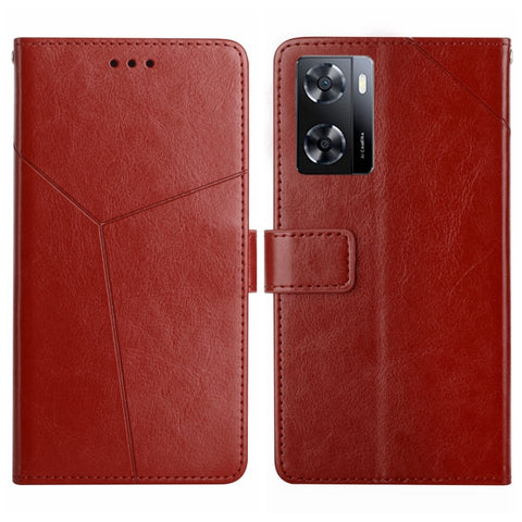 HT01 Y-shaped Pattern Flip Leather Phone Case, For Samsung Galaxy S23+ 5G, For Sharp Aquos Sense7 SH-V48, For Xiaomi 12 Lite NE, For Samsung Galaxy A04E, For Samsung Galaxy A14 5G, For OnePlus Nord N300