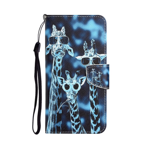 Colored Drawing Leather Phone Case, For Xiaomi 12T / 12T Pro / Redmi K50 Ultra