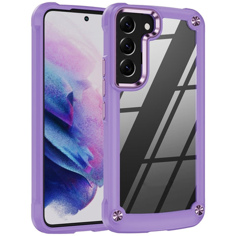 Soft TPU Clear PC Shockproof Phone Case, For Samsung Galaxy S23 5G, For Samsung Galaxy S23+ 5G, For Samsung Galaxy S23 Ultra 5G