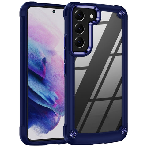 Soft TPU Clear PC Shockproof Phone Case, For Samsung Galaxy S23 5G, For Samsung Galaxy S23+ 5G, For Samsung Galaxy S23 Ultra 5G