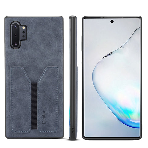 Denior DV Elastic Card PU Back Cover Phone Case, For Samsung Galaxy Note10+, For Samsung Galaxy S10+, For Samsung Galaxy S10 5G, For Samsung Galaxy Note9