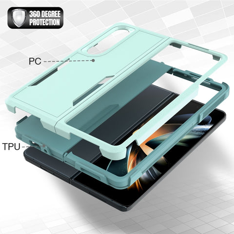 2 in 1 PC + TPU Shockproof Phone Case, For Samsung Galaxy Z Fold4