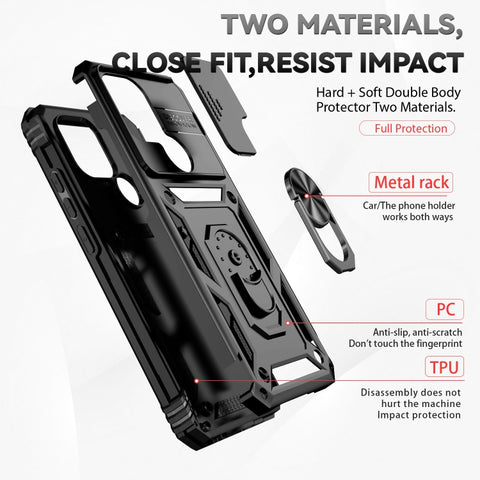 Sliding Camshield Holder Phone Case, For Xiaomi Redmi A1/A1+, For Samsung Galaxy A14 5G