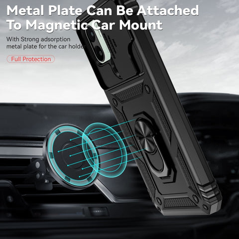 Sliding Camshield Holder Phone Case, For Xiaomi Redmi A1/A1+, For Samsung Galaxy A14 5G