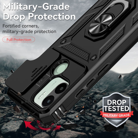 Sliding Camshield Holder Phone Case, For Xiaomi Redmi A1/A1+, For Samsung Galaxy A14 5G