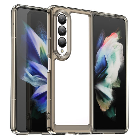 Colorful Series Acrylic + TPU Phone Case, For Samsung Galaxy Z Fold3 5G