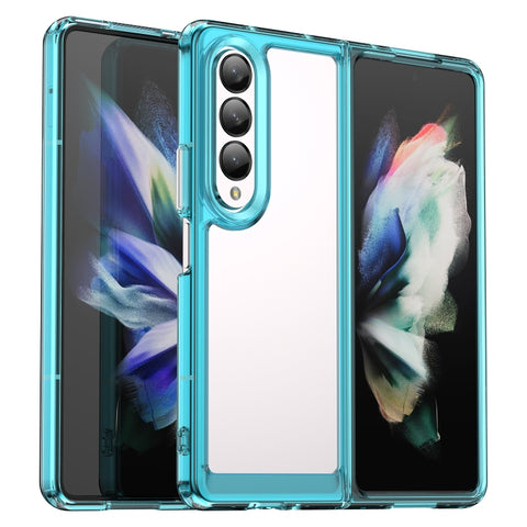 Colorful Series Acrylic + TPU Phone Case, For Samsung Galaxy Z Fold3 5G