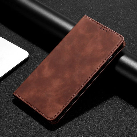 Skin Feel Magnetic Horizontal Flip Leather Phone Case, For Motorola Moto G72 4G, For vivo V25 Pro 5G, For Xiaomi Redmi Note 12 China, For Xiaomi Redmi Note 12 Pro 5G China, For Xiaomi Redmi Note 12 Pro+ China, For Xiaomi Redmi A1+ 4G                   ...