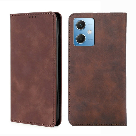 Skin Feel Magnetic Horizontal Flip Leather Phone Case, For Motorola Moto G72 4G, For vivo V25 Pro 5G, For Xiaomi Redmi Note 12 China, For Xiaomi Redmi Note 12 Pro 5G China, For Xiaomi Redmi Note 12 Pro+ China, For Xiaomi Redmi A1+ 4G                   ...