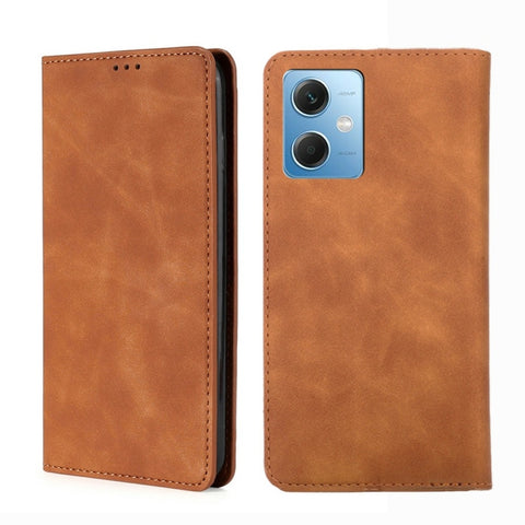 Skin Feel Magnetic Horizontal Flip Leather Phone Case, For Motorola Moto G72 4G, For vivo V25 Pro 5G, For Xiaomi Redmi Note 12 China, For Xiaomi Redmi Note 12 Pro 5G China, For Xiaomi Redmi Note 12 Pro+ China, For Xiaomi Redmi A1+ 4G                   ...