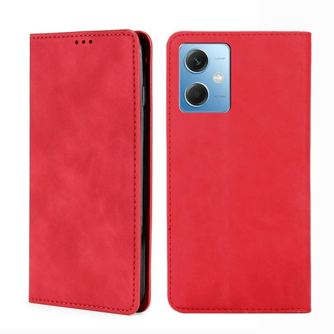 Skin Feel Magnetic Horizontal Flip Leather Phone Case, For Motorola Moto G72 4G, For vivo V25 Pro 5G, For Xiaomi Redmi Note 12 China, For Xiaomi Redmi Note 12 Pro 5G China, For Xiaomi Redmi Note 12 Pro+ China, For Xiaomi Redmi A1+ 4G                   ...