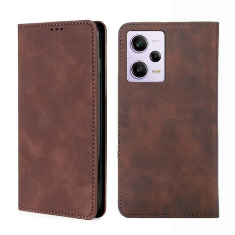 Skin Feel Magnetic Horizontal Flip Leather Phone Case, For Motorola Moto G72 4G, For vivo V25 Pro 5G, For Xiaomi Redmi Note 12 China, For Xiaomi Redmi Note 12 Pro 5G China, For Xiaomi Redmi Note 12 Pro+ China, For Xiaomi Redmi A1+ 4G                   ...
