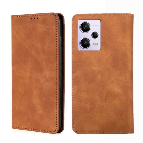 Skin Feel Magnetic Horizontal Flip Leather Phone Case, For Motorola Moto G72 4G, For vivo V25 Pro 5G, For Xiaomi Redmi Note 12 China, For Xiaomi Redmi Note 12 Pro 5G China, For Xiaomi Redmi Note 12 Pro+ China, For Xiaomi Redmi A1+ 4G                   ...