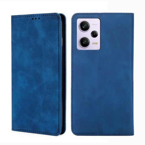 Skin Feel Magnetic Horizontal Flip Leather Phone Case, For Motorola Moto G72 4G, For vivo V25 Pro 5G, For Xiaomi Redmi Note 12 China, For Xiaomi Redmi Note 12 Pro 5G China, For Xiaomi Redmi Note 12 Pro+ China, For Xiaomi Redmi A1+ 4G                   ...