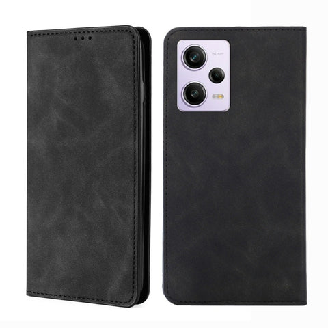 Skin Feel Magnetic Horizontal Flip Leather Phone Case, For Motorola Moto G72 4G, For vivo V25 Pro 5G, For Xiaomi Redmi Note 12 China, For Xiaomi Redmi Note 12 Pro 5G China, For Xiaomi Redmi Note 12 Pro+ China, For Xiaomi Redmi A1+ 4G                   ...