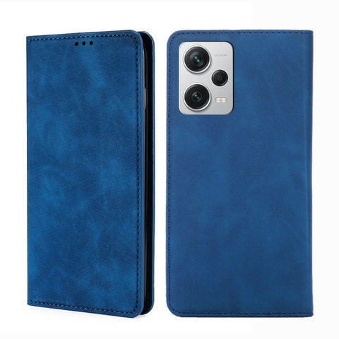 Skin Feel Magnetic Horizontal Flip Leather Phone Case, For Motorola Moto G72 4G, For vivo V25 Pro 5G, For Xiaomi Redmi Note 12 China, For Xiaomi Redmi Note 12 Pro 5G China, For Xiaomi Redmi Note 12 Pro+ China, For Xiaomi Redmi A1+ 4G                   ...