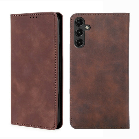 Skin Feel Magnetic Horizontal Flip Leather Phone Case, For Motorola Moto G72 4G, For vivo V25 Pro 5G, For Xiaomi Redmi Note 12 China, For Xiaomi Redmi Note 12 Pro 5G China, For Xiaomi Redmi Note 12 Pro+ China, For Xiaomi Redmi A1+ 4G                   ...